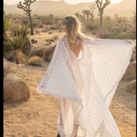Lena Vie Boutique Other - Boho Sexy Festival Beach Kaftan Bikini Cover Up